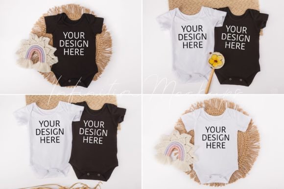 Bodysuit Mockup Bundle: Graphics for Baby Amp Brands