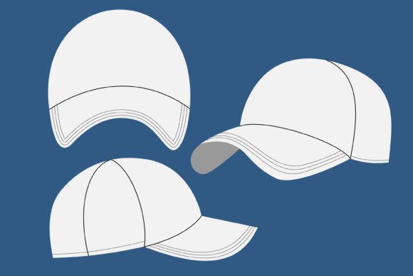 Hat Mockup Vectors for Graphics and Caps Amp