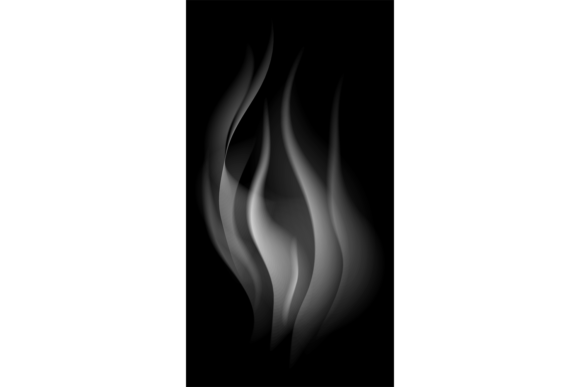 Hot Smoke Mockup: Graphics and Illustrations for Editorial Use