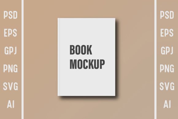 Realistic Book Mockup Template