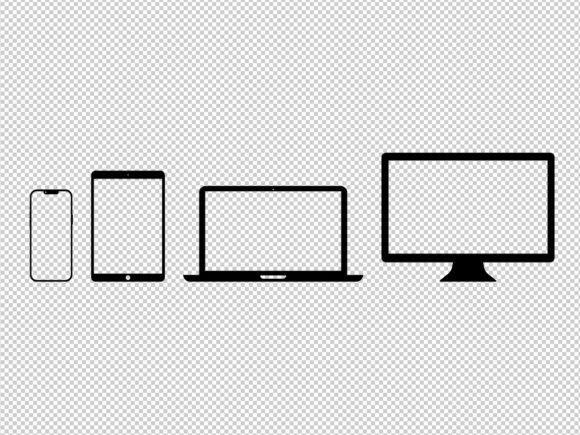 Realistic Gadgets Mockup Clipart Set: Graphics and Illustrations for Real Projects
