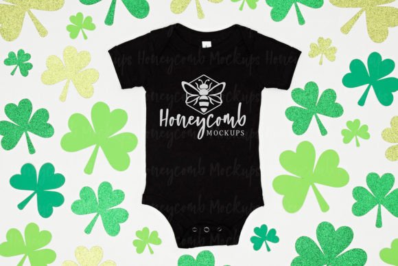 St Patrick's Day Black 100B Mockup Graphics
