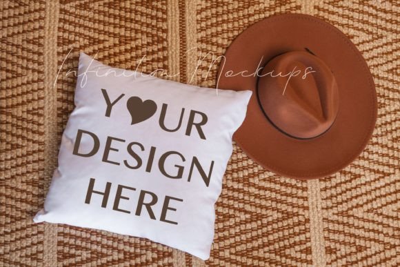 Throw Pillow Mockup: Graphics and Pillows Amp