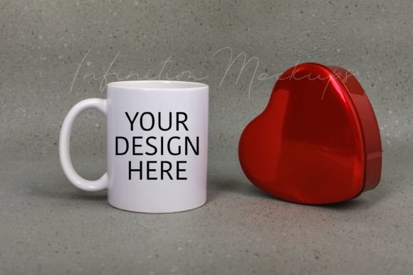 Valentines Day Mug Mockup 11 Oz