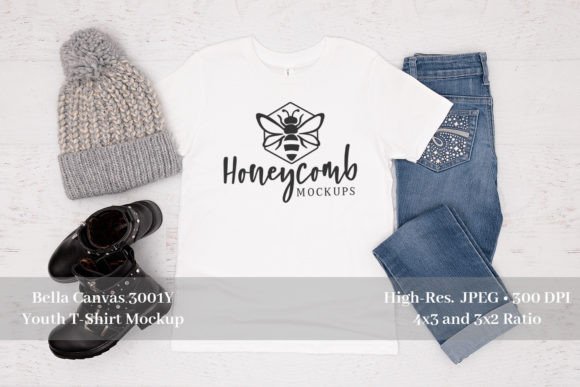 White 3001Y Winter Mockup Graphics
